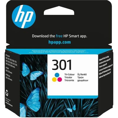 HP Cartouche d'impression, 301 - farve (cyan, magenta, gul) - - Publicité HP Cartouche d'impression, 301 - farve (cyan, magenta, gul) - - Publicité