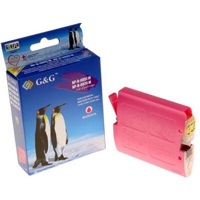 G&G, Cartouche d'impression, compatible Encre avec LC-1000M, LC-970M, NP-B-0051M/1000M/970M, magenta, 400S (M) - Publicité G&G, Cartouche d'impression, compatible Encre avec LC-1000M, LC-970M, NP-B-0051M/1000M/970M, magenta, 400S (M) - Publicité