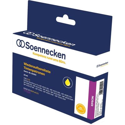 Soennecken, Cartouche d'impression, Cartouche d'encre 82203 comme Epson C13T70244010 T7024 jaune - Cartouche d'encre - Yellow (Y) - Publicité Soennecken, Cartouche d'impression, Cartouche d'encre 82203 comme Epson C13T70244010 T7024 jaune - Cartouche d'encre - Yellow (Y) - Publicité