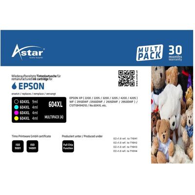 Astar, Cartouche d'impression, AS70776 EPSON 604XL XP/WF Encre - Publicité Astar, Cartouche d'impression, AS70776 EPSON 604XL XP/WF Encre - Publicité