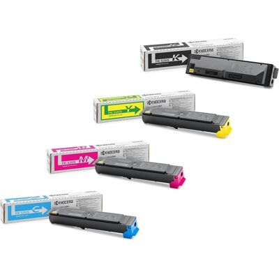 Kyocera Toner, Toner original TK-5205 - Multipack de 4 (cyan, magenta, jaune, noir) (C, M, Y) - Publicité Kyocera Toner, Toner original TK-5205 - Multipack de 4 (cyan, magenta, jaune, noir) (C, M, Y) - Publicité