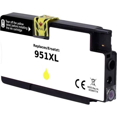 Renkforce Cartouche Compatible HP 951XL Jaune - Encre d'Imprimante - Publicité Renkforce Cartouche Compatible HP 951XL Jaune - Encre d'Imprimante - Publicité