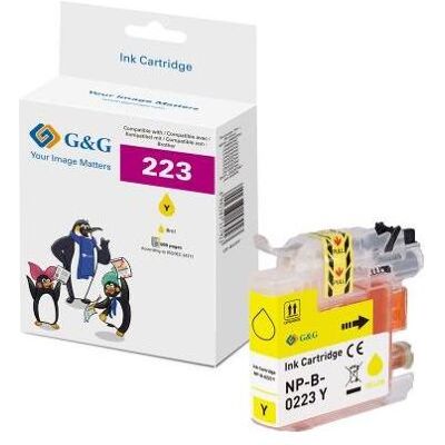 G&G, Cartouche d'impression, XL-Druckerpatrone kompatibel mit Brother LC-223Y (Y) - Publicité G&G, Cartouche d'impression, XL-Druckerpatrone kompatibel mit Brother LC-223Y (Y) - Publicité