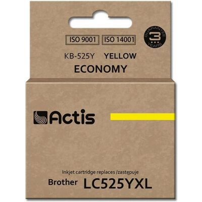 Factis, Cartouche d'impression, KB-525Y cartouche d'encre pour imprimante Brother LC-525Y comaptible - Compatible - Encre (Y) - Publicité Factis, Cartouche d'impression, KB-525Y cartouche d'encre pour imprimante Brother LC-525Y comaptible - Compatible - Encre (Y) - Publicité