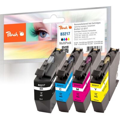 Cartouche d'encre Peach 320280 - Pack multiple - 4 pièces - Noir, Cyan, Magenta, Jaune - Publicité Cartouche d'encre Peach 320280 - Pack multiple - 4 pièces - Noir, Cyan, Magenta, Jaune - Publicité