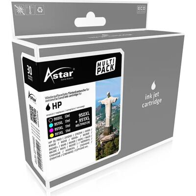 Astar, Cartouche d'impression, Pack de 4 - Noir, Jaune, Cyan, Magenta (C, CF, M, Y) - Publicité Astar, Cartouche d'impression, Pack de 4 - Noir, Jaune, Cyan, Magenta (C, CF, M, Y) - Publicité