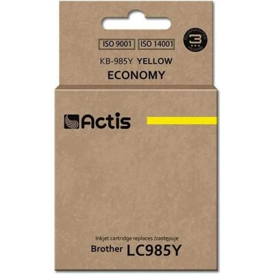 Factis, Cartouche d'impression, KB-985Y - Compatible - Encre à base de colorant - Jaune - Brother - Single pack - (Y) - Publicité Factis, Cartouche d'impression, KB-985Y - Compatible - Encre à base de colorant - Jaune - Brother - Single pack - (Y) - Publicité