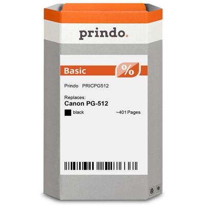 Prindo, Cartouche d'impression, compatible avec Canon PG-512 (CF) - Publicité Prindo, Cartouche d'impression, compatible avec Canon PG-512 (CF) - Publicité