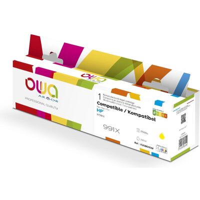 Armor OWA, Cartouche d'impression, OWA Encre compatible avec HP 711Y jaune (30ml) (Y) - Publicité Armor OWA, Cartouche d'impression, OWA Encre compatible avec HP 711Y jaune (30ml) (Y) - Publicité