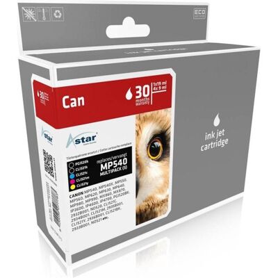 Astar, Cartouche d'impression, Pack de 5 - noir, jaune, cyan, magenta (C, CF, M, Y) - Publicité Astar, Cartouche d'impression, Pack de 5 - noir, jaune, cyan, magenta (C, CF, M, Y) - Publicité