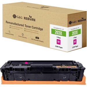 G&G Toner Magenta Remplace HP 203X - Cartouche Laser - Publicité G&G Toner Magenta Remplace HP 203X - Cartouche Laser - Publicité