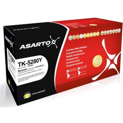 Asaro, Toner, Cartouche de toner jaune Asarto Kyocera TK5280Y, 11 000 pages (Y) - Publicité Asaro, Toner, Cartouche de toner jaune Asarto Kyocera TK5280Y, 11 000 pages (Y) - Publicité