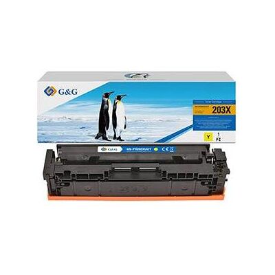Sagem Toner, Toner G&G compatible avec les modèles Canon 045HY/054HY, NT-PH203XUUY, jaune, 2 200 pages - Publicité Sagem Toner, Toner G&G compatible avec les modèles Canon 045HY/054HY, NT-PH203XUUY, jaune, 2 200 pages - Publicité