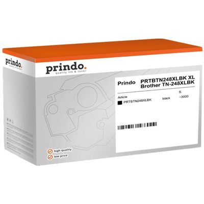 Prindo, Toner, compatible avec Brother TN-248XLBK (CF) - Publicité Prindo, Toner, compatible avec Brother TN-248XLBK (CF) - Publicité