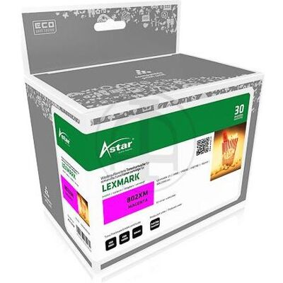 Astar, Toner, Magenta - compatible - cartouche de toner - pour Lexmark CX510de (M) - Publicité Astar, Toner, Magenta - compatible - cartouche de toner - pour Lexmark CX510de (M) - Publicité