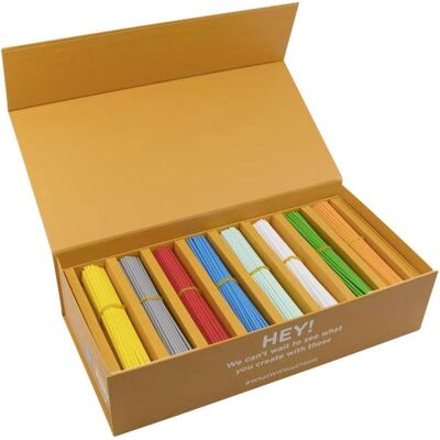 3Doodler 185183 MINT Filament Start Paquet de filaments 1 pc., Filament 3D, Orange, Bleu, Rouge, Vert, Blanc, Jaune, Gris, Multicolore - Publicité 3Doodler 185183 MINT Filament Start Paquet de filaments 1 pc., Filament 3D, Orange, Bleu, Rouge, Vert, Blanc, Jaune, Gris, Multicolore - Publicité
