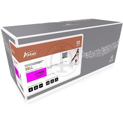 Astar, Toner, Magenta - compatible - cartouche de toner - pour Dell C3760dn (M) - Publicité Astar, Toner, Magenta - compatible - cartouche de toner - pour Dell C3760dn (M) - Publicité