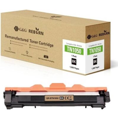 G&G Brother TN-1050 Toner Remanufacturé - Cartouche de toner pour imprimante - Publicité G&G Brother TN-1050 Toner Remanufacturé - Cartouche de toner pour imprimante - Publicité