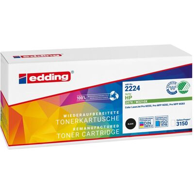 Toner Edding EDD-2224 - Compatible avec HP 207X - 3.150 pages - Publicité Toner Edding EDD-2224 - Compatible avec HP 207X - 3.150 pages - Publicité