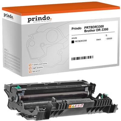 Prindo, Toner, compatible avec Brother DR-3300 (CF) - Publicité Prindo, Toner, compatible avec Brother DR-3300 (CF) - Publicité