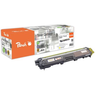 Peach, Toner, Toner Brother TN-246Y jaune (Y) - Publicité Peach, Toner, Toner Brother TN-246Y jaune (Y) - Publicité