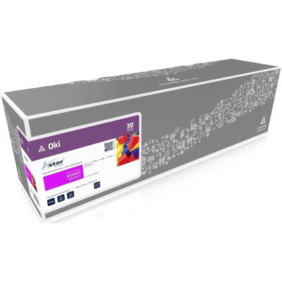 Astar Magenta Modèle - Toner compatible pour OKI ES 3452Dn - 6 000 pages - Publicité Astar Magenta Modèle - Toner compatible pour OKI ES 3452Dn - 6 000 pages - Publicité