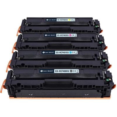 G&G Toner Canon 201X - Noir, Cyan, Magenta, Jaune - Fournitures d'imprimante - Publicité G&G Toner Canon 201X - Noir, Cyan, Magenta, Jaune - Fournitures d'imprimante - Publicité
