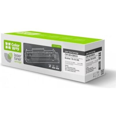 Colorway, Toner, toner compatible avec BROTHER TN-243BK / Noir / 1 400 pages (CF) - Publicité Colorway, Toner, toner compatible avec BROTHER TN-243BK / Noir / 1 400 pages (CF) - Publicité