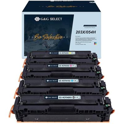 G&G H203X Toner - Multicolore Compatible HP 203X - Fournitures d'Imprimante - Publicité G&G H203X Toner - Multicolore Compatible HP 203X - Fournitures d'Imprimante - Publicité