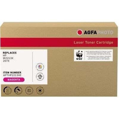 Toner Magenta AgfaPhoto - Compatible avec HP W2213X 207X - Emballage Écologique - Publicité Toner Magenta AgfaPhoto - Compatible avec HP W2213X 207X - Emballage Écologique - Publicité