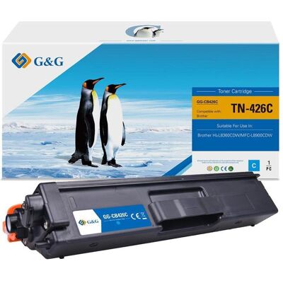 G&G, Toner, Kompatibler Toner, Cyan, Für Brother TN-426C (C) - Publicité G&G, Toner, Kompatibler Toner, Cyan, Für Brother TN-426C (C) - Publicité