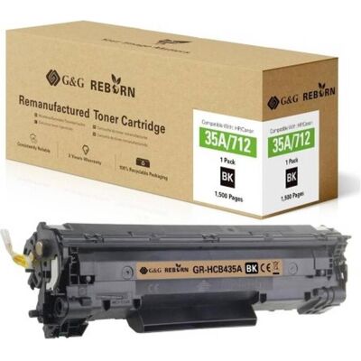 G&G Modèle 712 Toner Noir Compatible - Cartouche de Toner - Publicité G&G Modèle 712 Toner Noir Compatible - Cartouche de Toner - Publicité