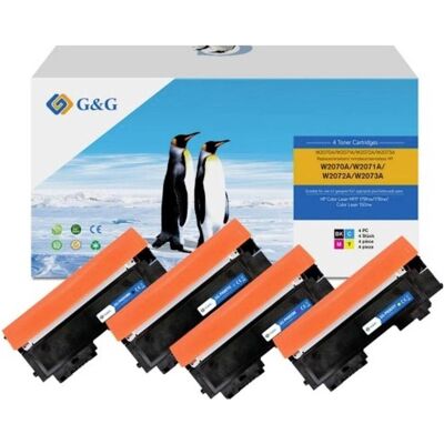 Tonner Jaune G&G - Cartouche compatible avec HP 117A - Publicité Tonner Jaune G&G - Cartouche compatible avec HP 117A - Publicité