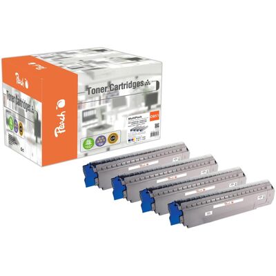 Peach 4405916 Cartouche de toner - Cyan, Magenta, Jaune, Noir - Fournitures d'imprimante - Publicité Peach 4405916 Cartouche de toner - Cyan, Magenta, Jaune, Noir - Fournitures d'imprimante - Publicité