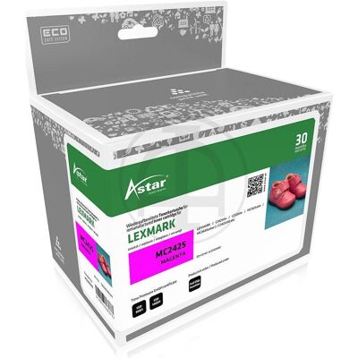 Astar, Toner, AS20335 LEXMARK C242XM0 toner magenta return 3500pages - Publicité Astar, Toner, AS20335 LEXMARK C242XM0 toner magenta return 3500pages - Publicité