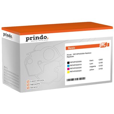 Prindo, Toner, compatible avec HP 415A BK/C//Y (C, CF, M, Y) - Publicité Prindo, Toner, compatible avec HP 415A BK/C//Y (C, CF, M, Y) - Publicité