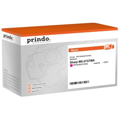 Prindo, Toner, compatible avec Sharp MX-27GTMA (M) - Publicité Prindo, Toner, compatible avec Sharp MX-27GTMA (M) - Publicité