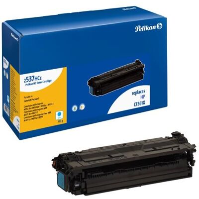 Toner Cyan Pelikan - CF361X - 9500 Pages - Publicité Toner Cyan Pelikan - CF361X - 9500 Pages - Publicité