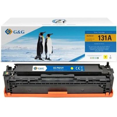 G&G, Toner, Toner compatible avec HP 125A/ 128A/ 131A (Y) - Publicité G&G, Toner, Toner compatible avec HP 125A/ 128A/ 131A (Y) - Publicité