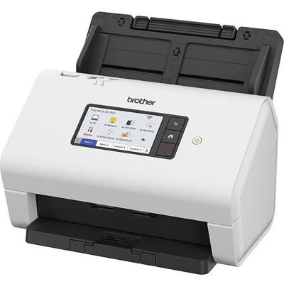 Brother Scanner, ADS-4900W Scanner professionnel de bureau recto-verso réseau WiFi LCD (LAN, USB Host, Wi-Fi Direct, WLAN) - Publicité Brother Scanner, ADS-4900W Scanner professionnel de bureau recto-verso réseau WiFi LCD (LAN, USB Host, Wi-Fi Direct, WLAN) - Publicité