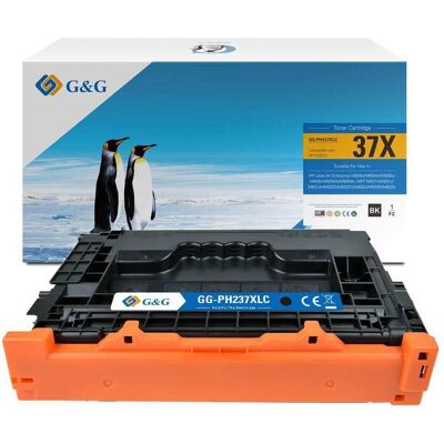G&G, Toner, kompatibel Toner mit HP CF237X, NT-PH237XC, HP 37X, black, 25000S, high capacity (CF) - Publicité G&G, Toner, kompatibel Toner mit HP CF237X, NT-PH237XC, HP 37X, black, 25000S, high capacity (CF) - Publicité