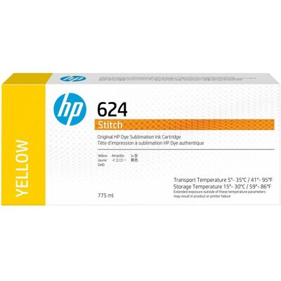 HP Cartouche d'impression, 624 - 775 ml - jaune - Original - Cartouche d'encre (Y) - Publicité HP Cartouche d'impression, 624 - 775 ml - jaune - Original - Cartouche d'encre (Y) - Publicité