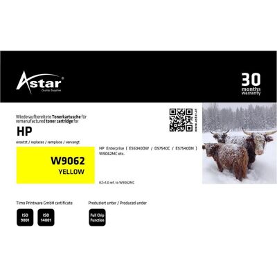 Astar, Toner, AS40438 HP W9062 LJ gérée - Publicité Astar, Toner, AS40438 HP W9062 LJ gérée - Publicité