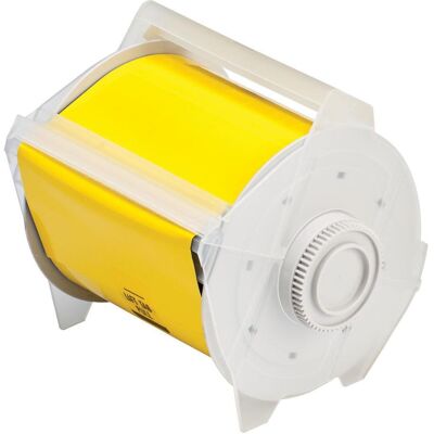 Brady, Rouleau d’étiquettes, B-509, polyester magnétique, jaune, 100mm x 7,5m, f. GlobalMark Multicolor (101.60 mm) - Publicité Brady, Rouleau d’étiquettes, B-509, polyester magnétique, jaune, 100mm x 7,5m, f. GlobalMark Multicolor (101.60 mm) - Publicité
