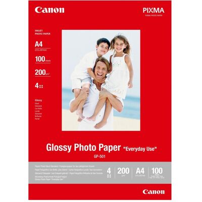 Canon GP-501 Photo sur papier glacé (200 g/m², A4, 100 pcs), Papier photo, Blanc - Publicité Canon GP-501 Photo sur papier glacé (200 g/m², A4, 100 pcs), Papier photo, Blanc - Publicité
