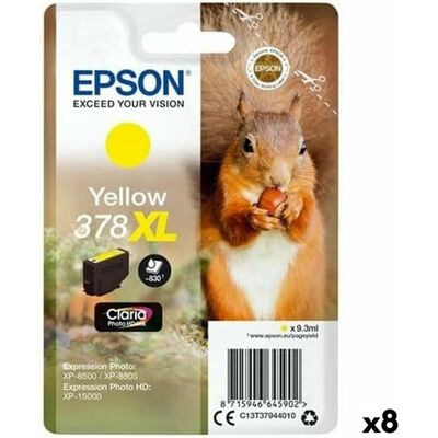 Epson Cartouche d'impression, Original Tintenpatrone Nº 378XL Gelb (8 Stück) - Publicité Epson Cartouche d'impression, Original Tintenpatrone Nº 378XL Gelb (8 Stück) - Publicité