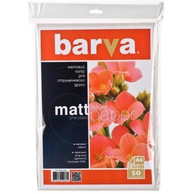 Barva Fotopopierius Matinis /m², A4, 50 lapų (230 g/m², A4, 50 pcs), Papier photo - Publicité Barva Fotopopierius Matinis /m², A4, 50 lapų (230 g/m², A4, 50 pcs), Papier photo - Publicité