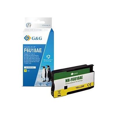 G&G, Cartouche d'impression, kompatibel Ink mit F6U18AE, HP 953XL, NH-R00953XLY, yellow, 1600S, yellow (Y) - Publicité G&G, Cartouche d'impression, kompatibel Ink mit F6U18AE, HP 953XL, NH-R00953XLY, yellow, 1600S, yellow (Y) - Publicité