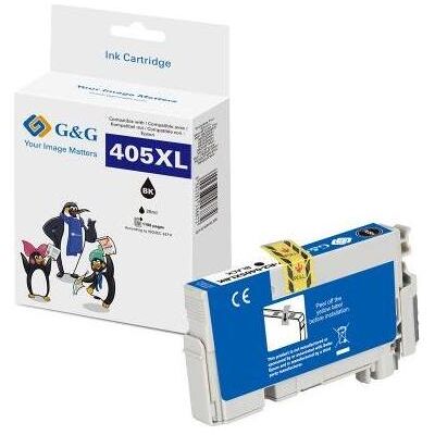 G&G, Cartouche d'impression, XL-Druckerpatrone kompatibel mit Epson 405XL BK (CF) - Publicité G&G, Cartouche d'impression, XL-Druckerpatrone kompatibel mit Epson 405XL BK (CF) - Publicité