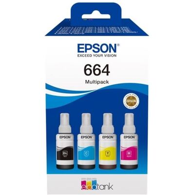 Epson Cartouche d'impression, Tusz Tusz MultiPack CMYK C13T66464A - Publicité Epson Cartouche d'impression, Tusz Tusz MultiPack CMYK C13T66464A - Publicité